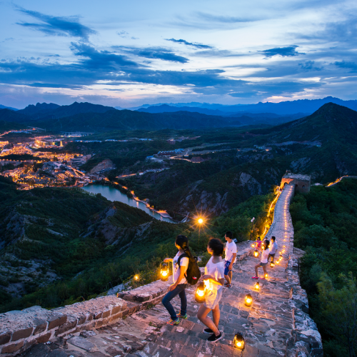 Private Evening Beijing Layover Tour to Gubei Water Town and Simatai Great Wall